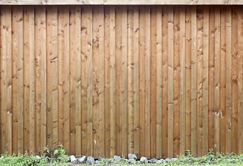 New closeboard wooden fence panels